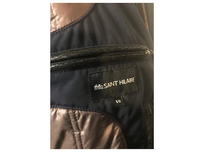 Bruno Saint Hilaire Parka blu navy di Saint Hilaire - vista 8