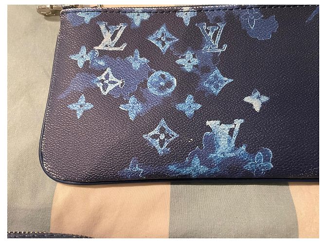 Sofia Coppola Louis Vuitton trio messenger bag water colour blue - view 4