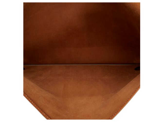 Hermès Pochette Hermes Dogon Marrone - vista 5