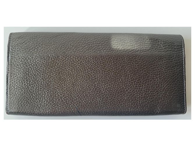 Anya Hindmarch Cartella da viaggio in pelle bronzo - vista 2