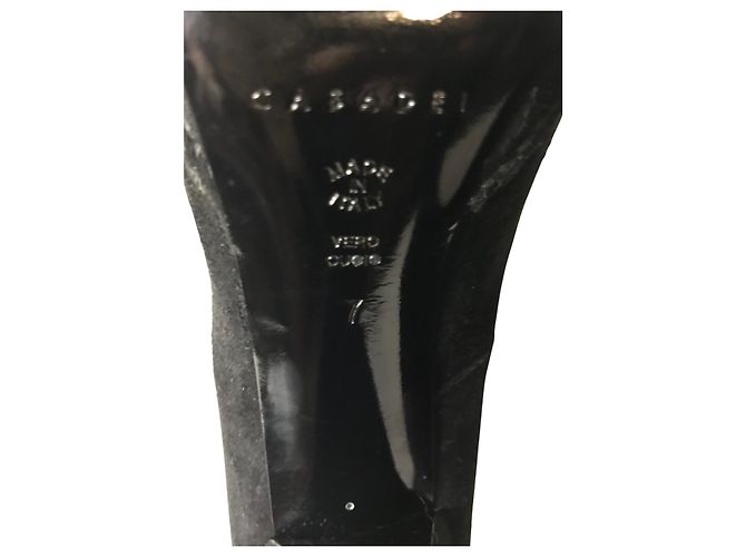Décolleté Casadei in scamosciato nero - vista 5