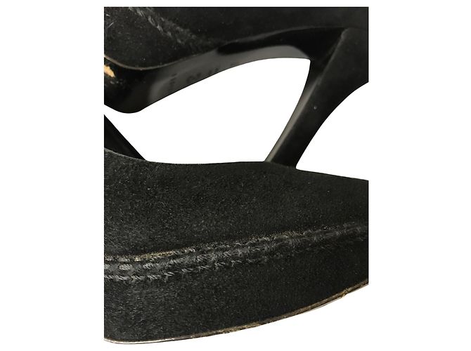 Décolleté Casadei in scamosciato nero - vista 7
