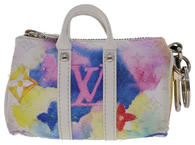 LOUIS VUITTON Monogramm Aquarell Porte Cles Mini Keepall MP2975 LV Auth 49217BEIM - Ansicht 13