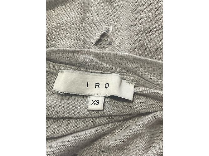 IRO Tops T.International XS Lino Gris - vista 4