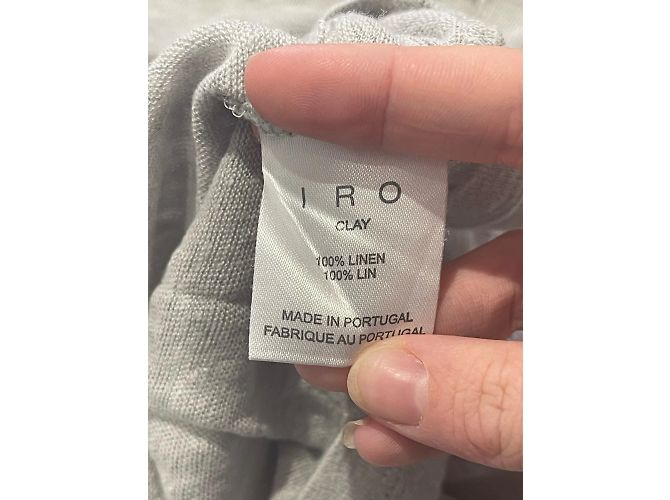 IRO Tops T.International XS Lino Gris - vista 5