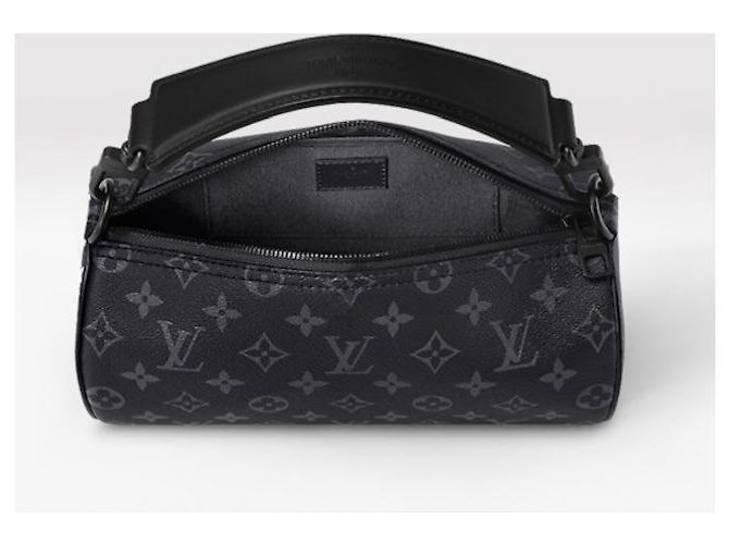 Louis Vuitton Soft Polochon PM Monogram Eclipse Nero - vista 2