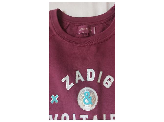 Moletom Zadig & Voltaire Simon de algodão rosa - vista 6