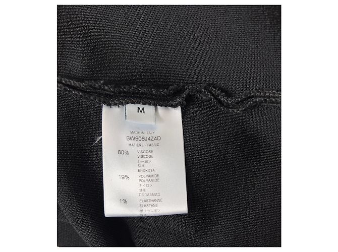 GIVENCHY Stretch-Strickoberteil mit Cape-Effekt in Schwarz - Ansicht 4
