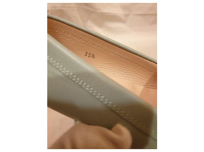 Tod's Leder Loafer Hellgrün - Ansicht 4
