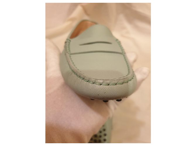 Tod's Leder Loafer Hellgrün - Ansicht 5