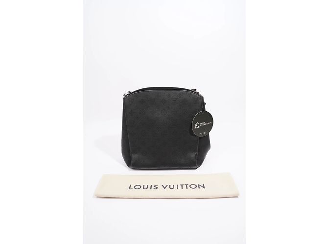 Mahina Babylone Borsa Louis Vuitton Babylone Nera Mahina Monogram Pelle PM Nero - vista 11