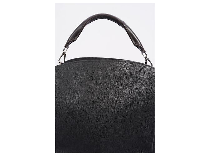 Mahina Babylone Borsa Louis Vuitton Babylone Nera Mahina Monogram Pelle PM Nero - vista 13
