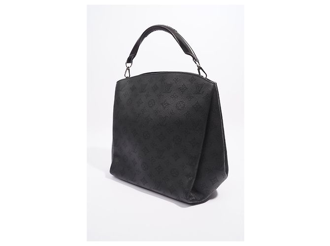 Mahina Babylone Borsa Louis Vuitton Babylone Nera Mahina Monogram Pelle PM Nero - vista 14