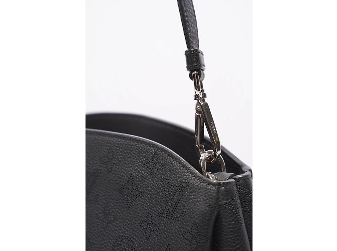 Mahina Babylone Borsa Louis Vuitton Babylone Nera Mahina Monogram Pelle PM Nero - vista 16