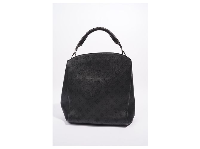 Mahina Babylone Borsa Louis Vuitton Babylone Nera Mahina Monogram Pelle PM Nero - vista 5