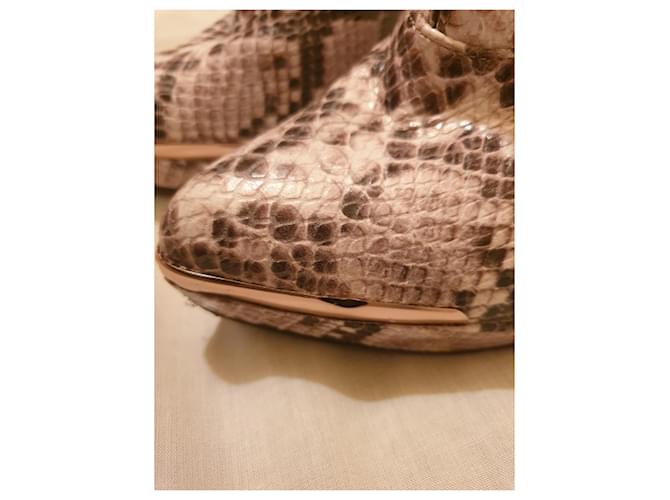 Herve Leger Stiefeletten Python Print Leder 39 Python drucken - Ansicht 11