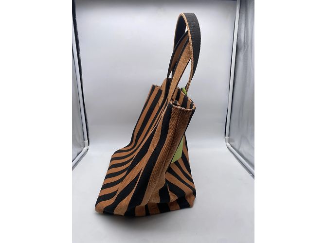 LITTLE LIFFNER Borse T.  cotton Marrone - vista 3
