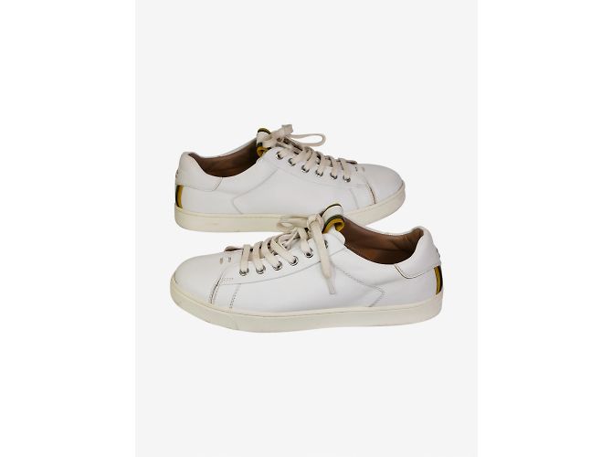 Gianvito Rossi White leather trainers - size EU 37.5 - view 3