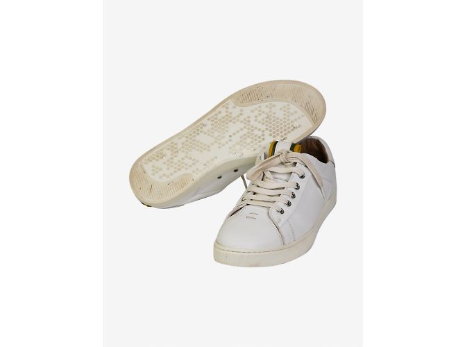Gianvito Rossi White leather trainers - size EU 37.5 - view 4