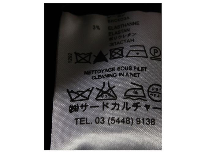 Minivestido de manga comprida com gola drapeada Givenchy em viscose preta Preto - vista 5