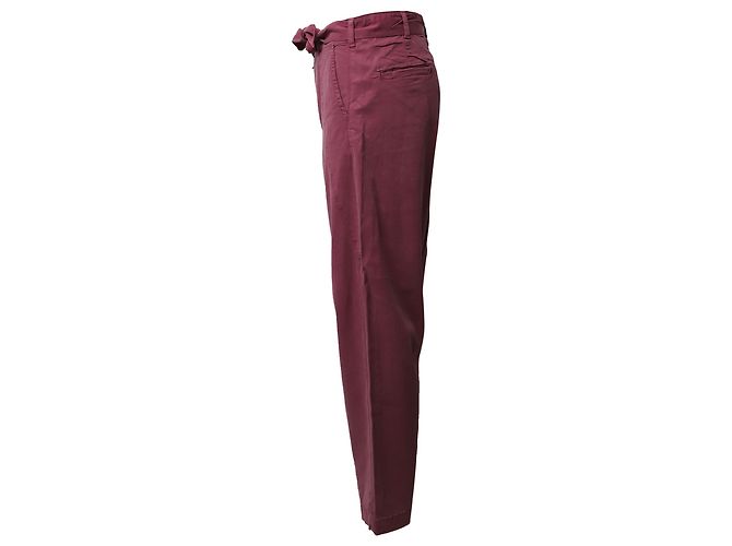 Ba&sh Parker Fluid Pants in Pink Lyocell - view 2