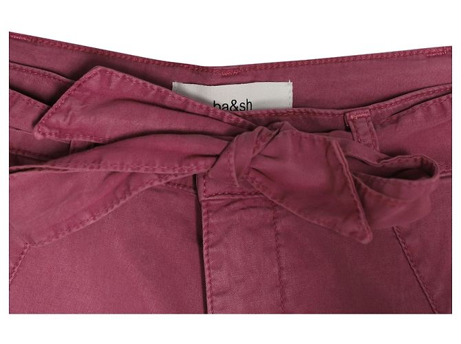 Ba&sh Parker Fluid Pants in Pink Lyocell - view 4