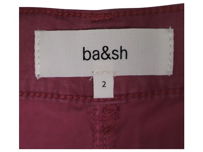 Ba&sh Parker Fluid Pants in Pink Lyocell - view 5