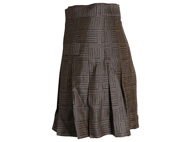 Sandro Gael Layered Pleated Jacquard Shorts in Multicolor Viscose - view 2