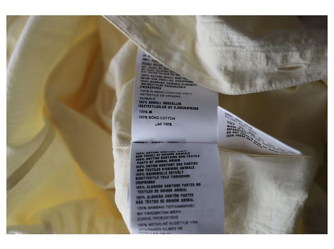 Mono Prada De Lona De Cambray Estampada En Algodón Blanco Crudo - vista 6