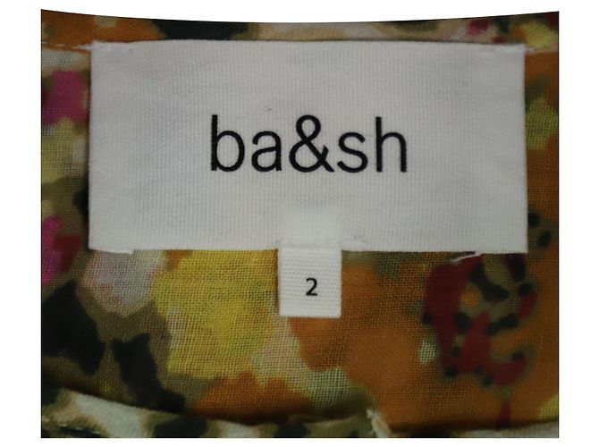 Ba&sh Doddy Bluse mit Blumendruck aus gelber Baumwolle - Ansicht 5