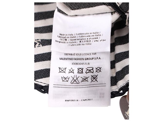 Borsa M Missoni Chain Link in cotone Nero - vista 8