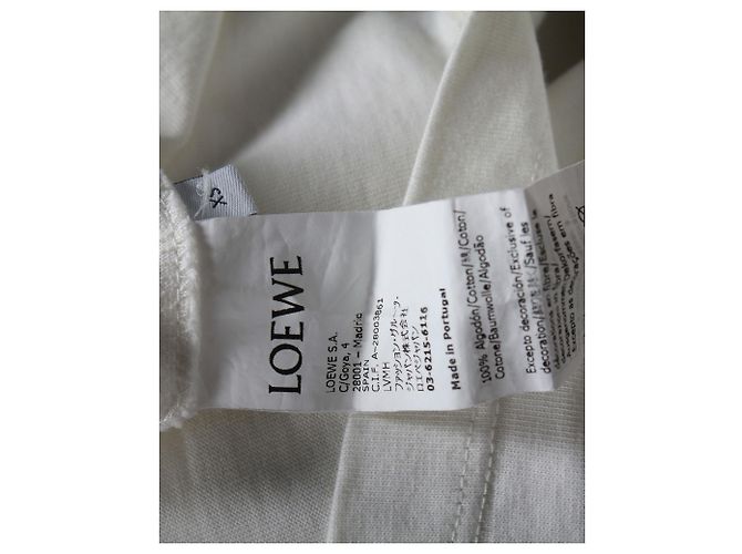 Camiseta oversize Ibiza de Loewe Paula en algodón blanco - vista 5
