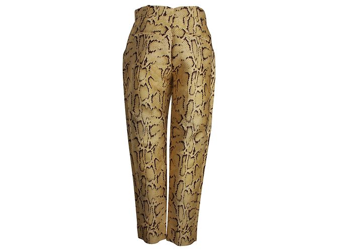 Stella Mc Cartney Stella McCartney Snake Print Trousers in Animal Print Polyester - view 3