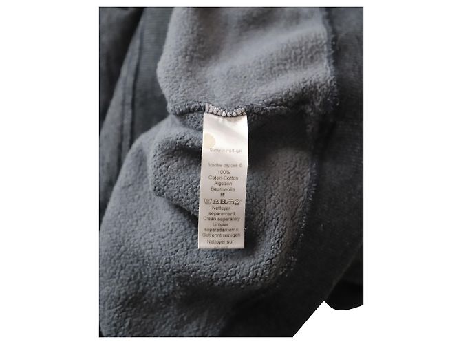Kenzo Sudadera Melange con parte superior bordada en algodón gris - vista 5