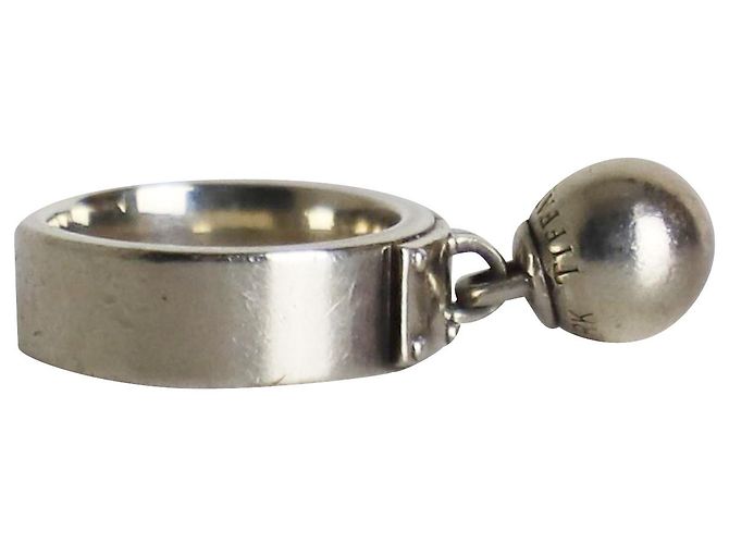 Tiffany & Co Kugel-Ohrring aus silbernem Metall Metallisch - Ansicht 3