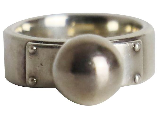 Tiffany & Co Kugel-Ohrring aus silbernem Metall Metallisch - Ansicht 5