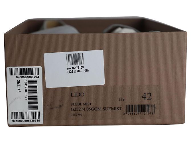 Mocassini Lido di Gianvito Rossi in camoscio Grigio - vista 9