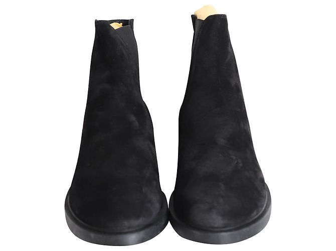 Stivaletti Pull On di Tod's in pelle scamosciata nera Nero - vista 2