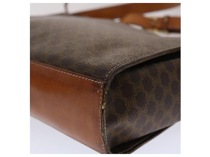 Céline CELINE Borsa a tracolla in tela Macadam in pelle PVC marrone Auth 49113 - vista 17