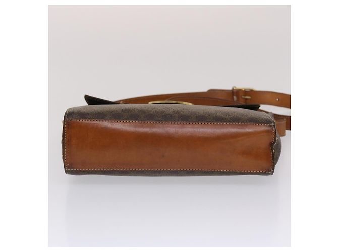 Céline CELINE Borsa a tracolla in tela Macadam in pelle PVC marrone Auth 49113 - vista 5
