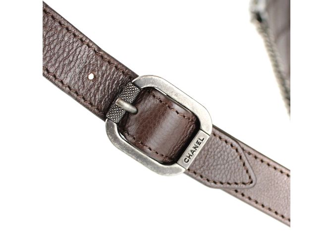 Chanel - Timeless bag with metal charms Brown - view 12