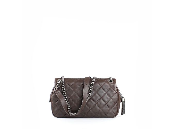 Chanel - Timeless bag with metal charms Brown - view 3
