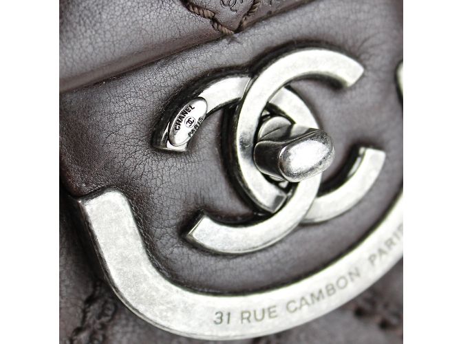 Chanel - Timeless bag with metal charms Brown - view 9