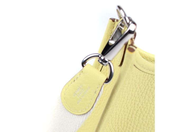 Hermès - Evelyne Mini shoulder bag Yellow - view 6