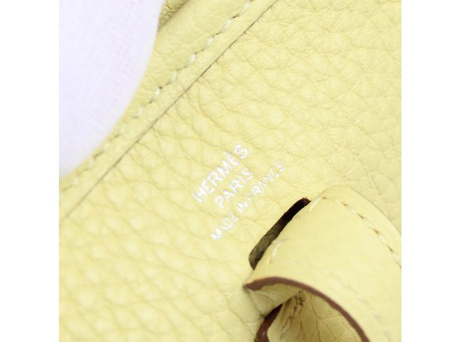 Hermès - Evelyne Mini shoulder bag Yellow - view 7