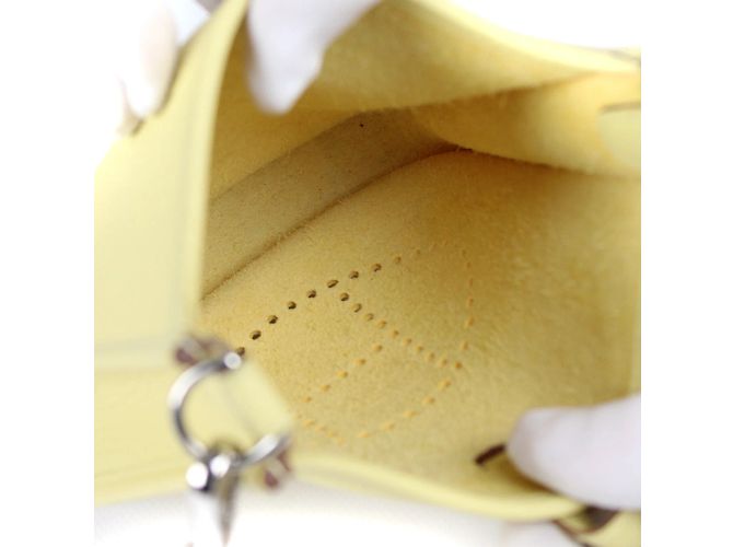 Hermès - Evelyne Mini shoulder bag Yellow - view 9