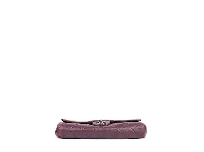 Chanel - Bordeaux leather Timeless bag Dark red - view 4