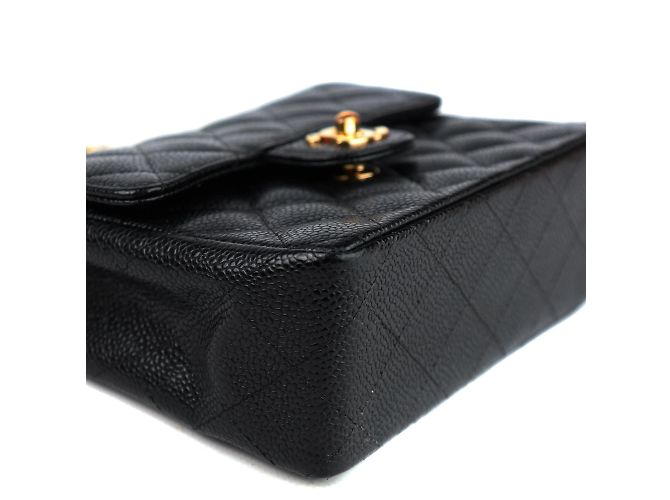 Timeless Chanel - Mini borsa a tracolla quadrata senza tempo Nero - vista 6