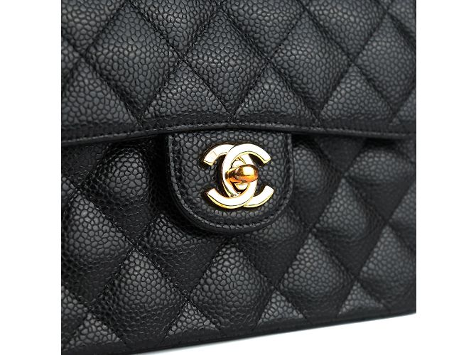 Timeless Chanel - Mini borsa a tracolla quadrata senza tempo Nero - vista 8