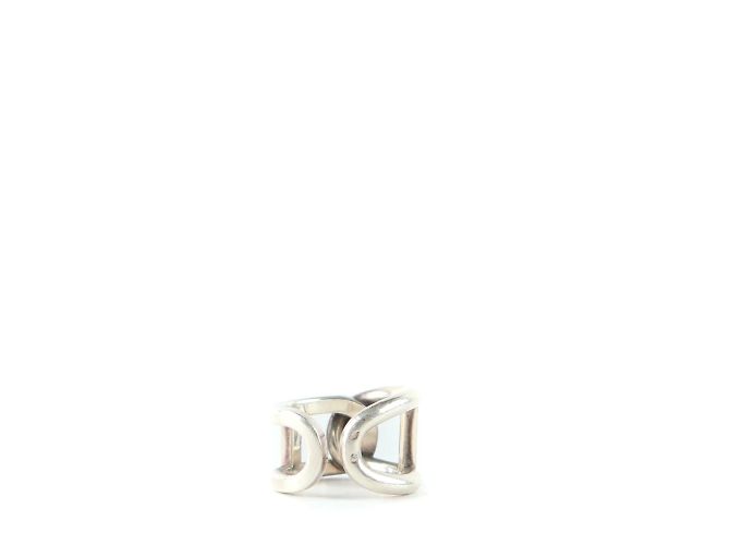 Ring Hermès - Bague Cyhthère (T53) Argenté - vue 3
